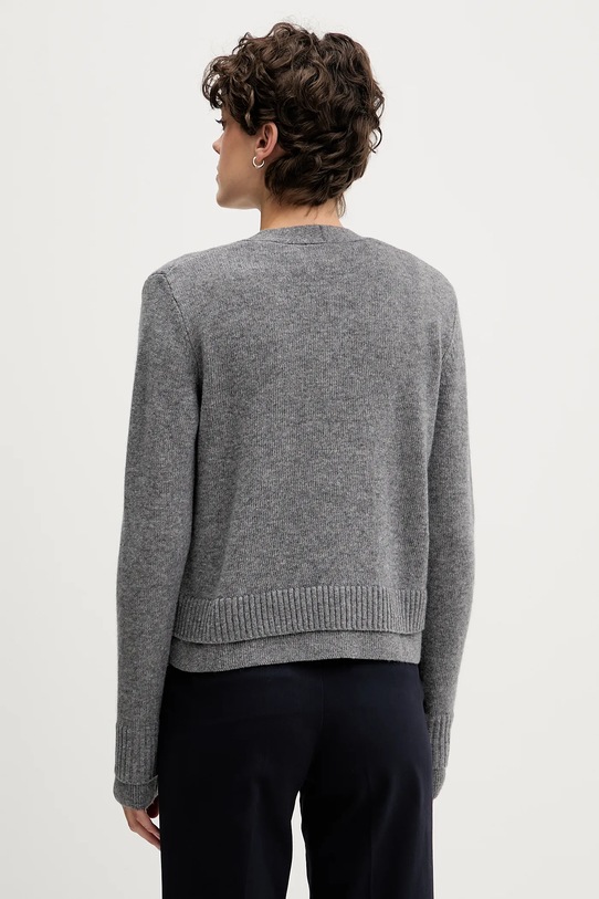 Îmbrăcăminte Sisley cardigan din amestec de lână 122WL602S gri