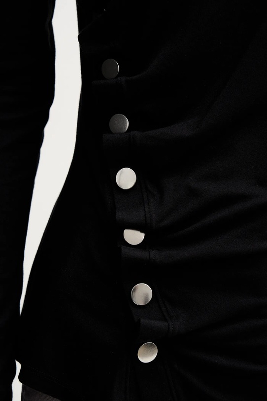 Sisley longsleeve 3JPXL108C czarny