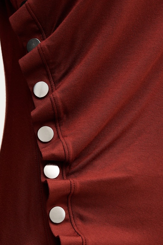 Sisley longsleeve 3JPXL108C pomarańczowy