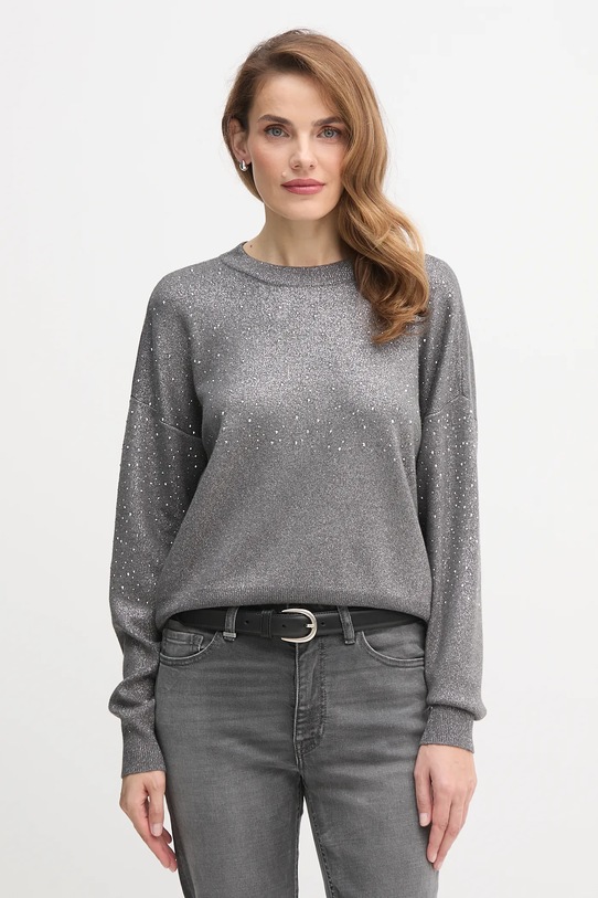 Dkny sweter SWEATERS pozostałe szary P5MSAY50