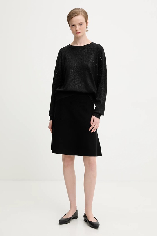 Dkny sweter SWEATERS P5MSAY50 czarny AW25