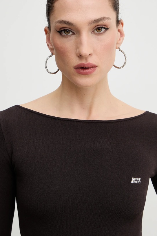 Miss Sixty longsleeve brązowy 6S3RJ42700