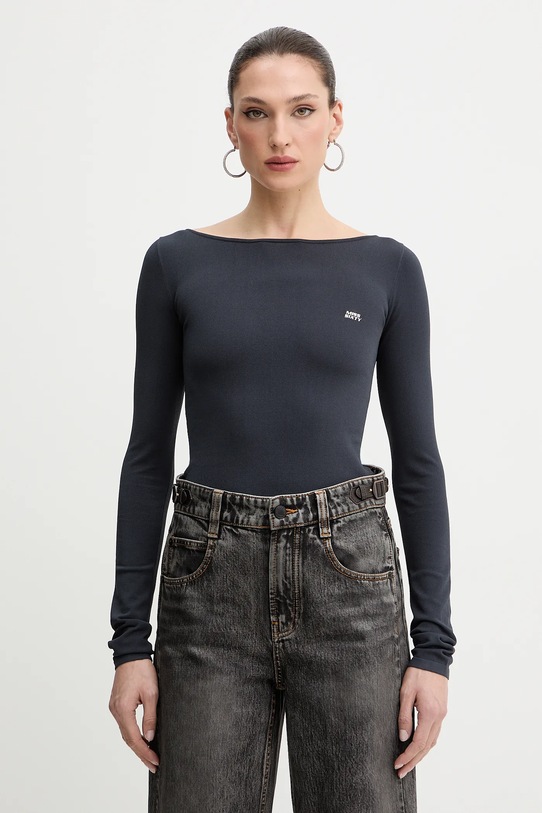 Miss Sixty longsleeve z elastanem szary 6S3RJ42700