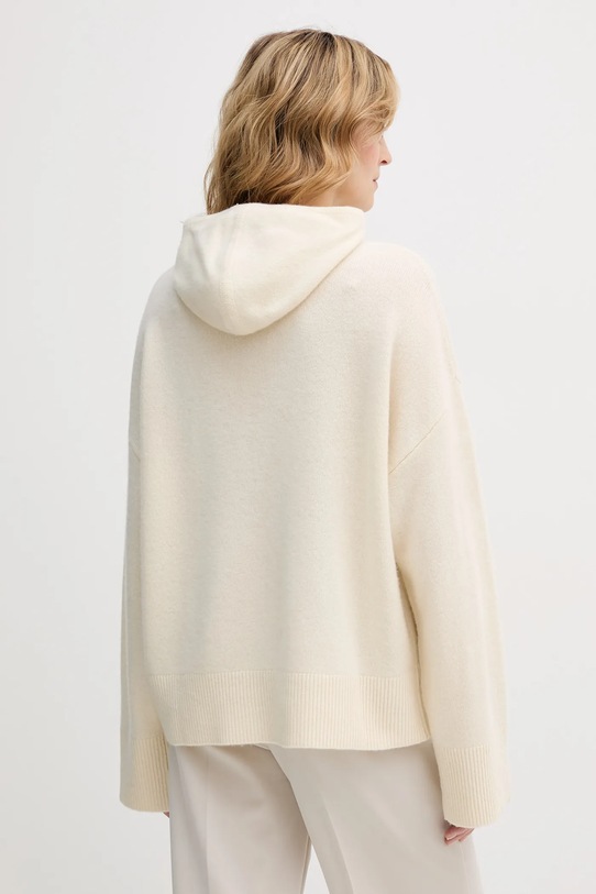 Odzież Barbour sweter wełniany LKN1705 beżowy