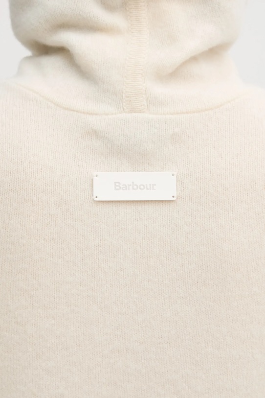 Barbour sweter wełniany LKN1705 beżowy