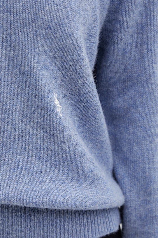 Vlnený sveter Sporty & Rich SRC Cashmere modrá WS07666302BL11