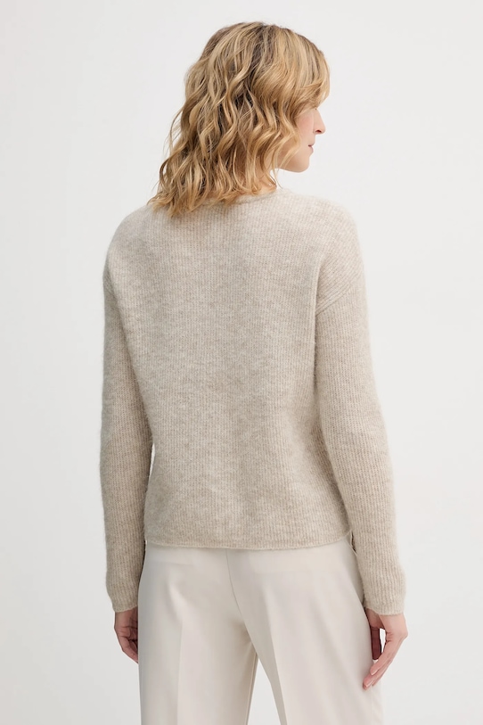 Odzież Mos Mosh kardigan z dodatkiem alpaki Almine 158680 beżowy