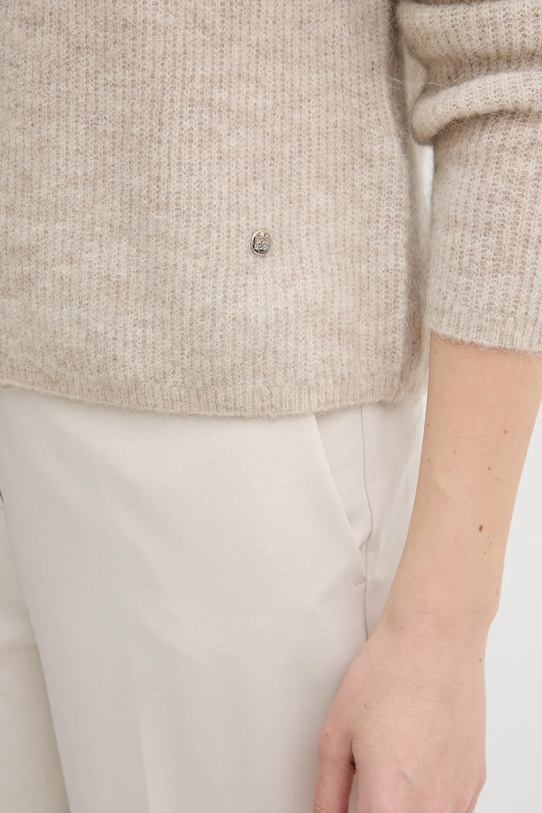 Mos Mosh kardigan z dodatkiem alpaki Almine 158680 beżowy