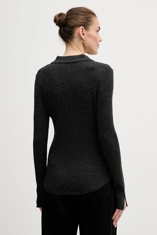 Odzież Mos Mosh sweter wełniany Ronika 175380 szary