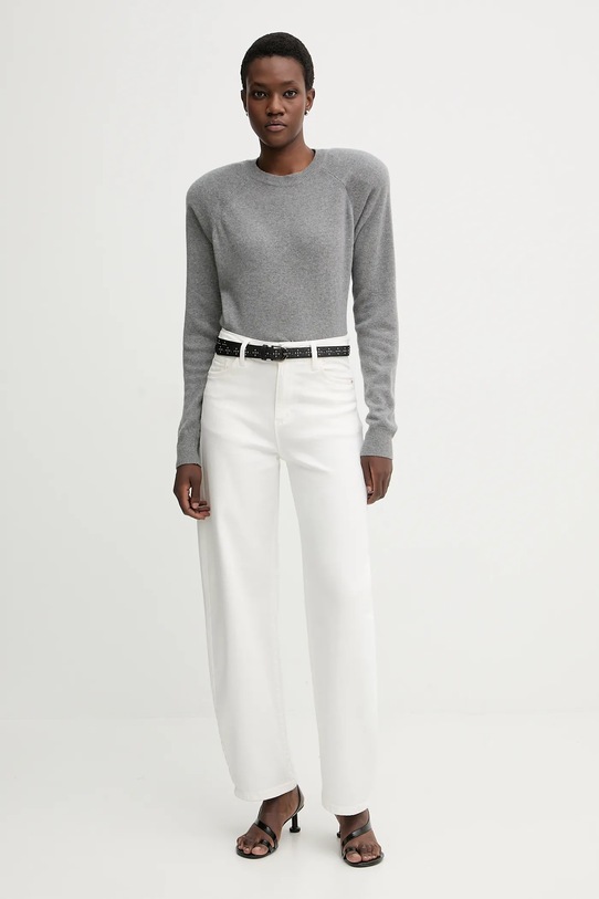 La Mania sweter wełniany ELLA LM.ELLA szary AW25