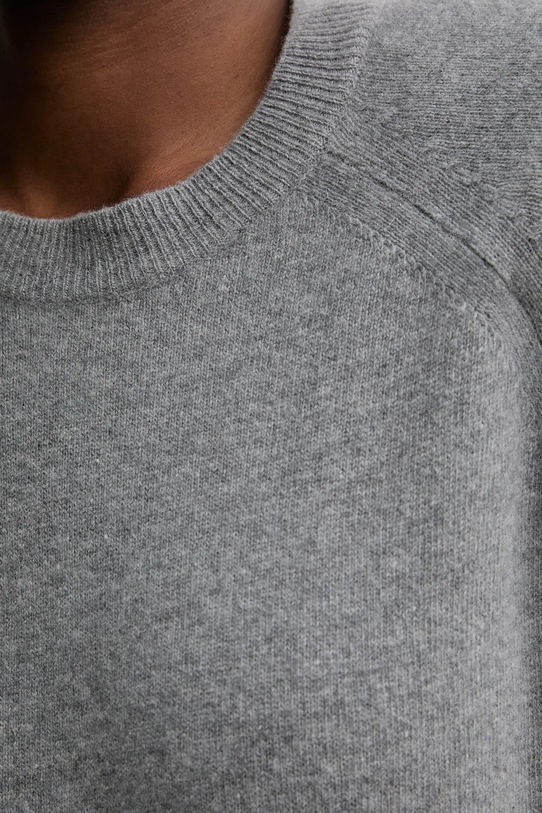 La Mania sweter wełniany ELLA LM.ELLA szary