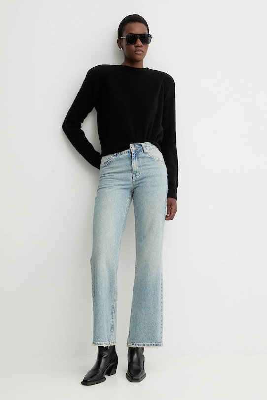 La Mania sweter wełniany ELLA LM.ELLA czarny AW25