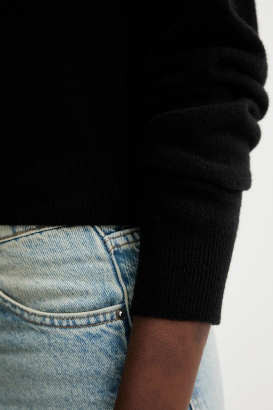 La Mania sweter wełniany ELLA LM.ELLA czarny