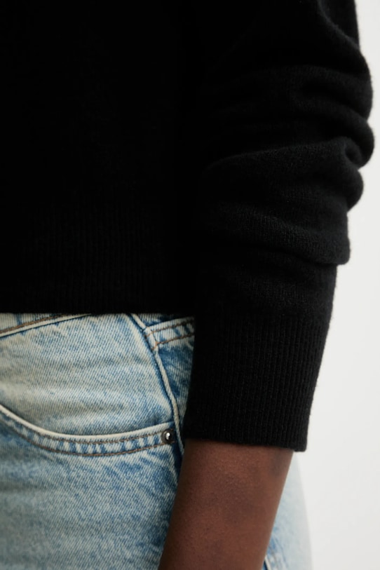 La Mania sweter wełniany ELLA LM.ELLA czarny