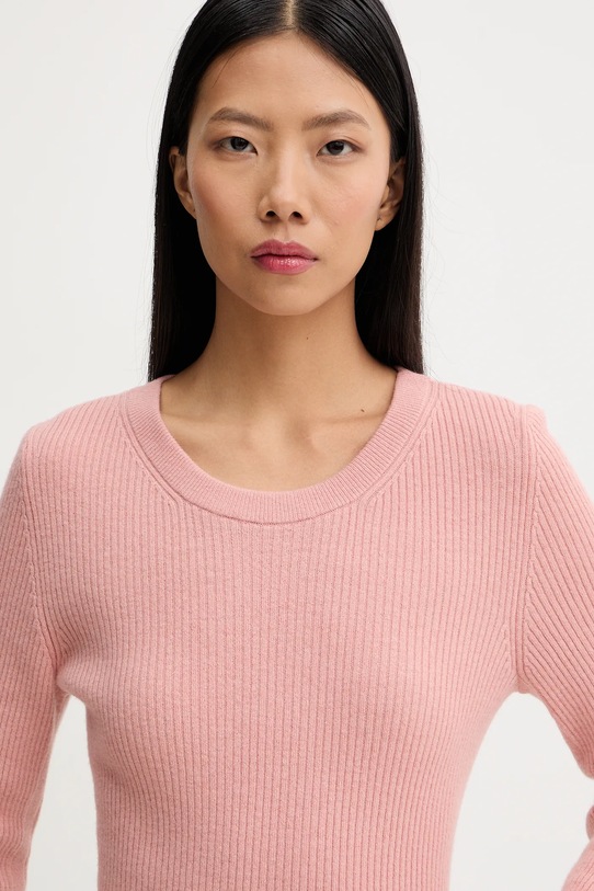 Marc O'Polo sweter z dodatkiem wełny pomarańczowy 5000006938