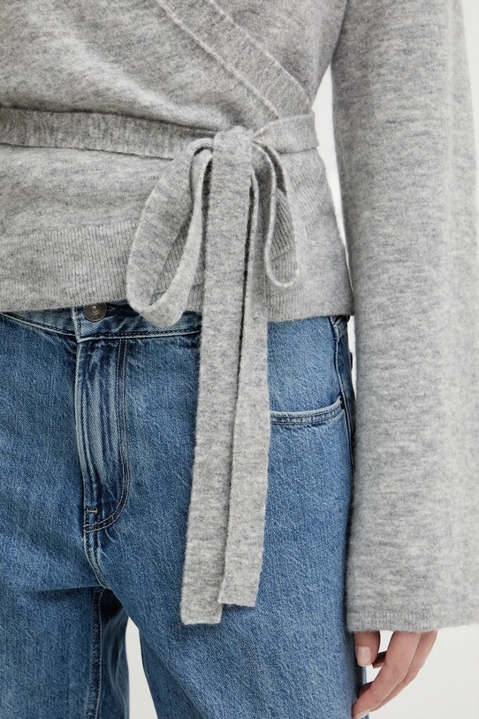 Marc O'Polo kardigan z dodatkiem wełny 5000007333 szary