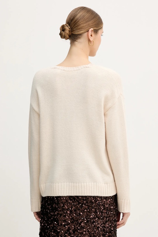 Odzież IBlues sweter z domieszką wełny RICAMO 2527366025200 beżowy