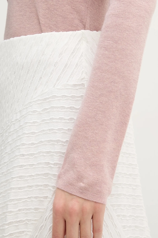 Pedro del Hierro sweter z domieszką wełny 3512923 różowy