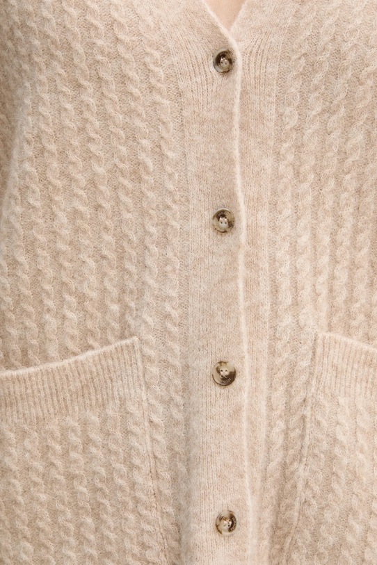 JOYINME kardigan z dodatkiem wełny Soft Whisper Kardigan.Soft.Whisper beżowy