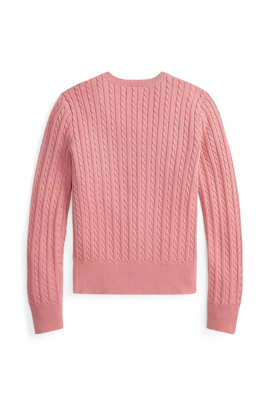 Πλεκτή ζακέτα Polo Ralph Lauren 313543047078 ροζ AW25