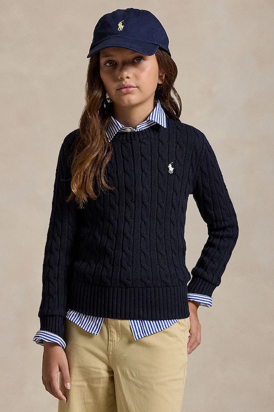 Светр Polo Ralph Lauren середньої щільності темно-синій 313901316009