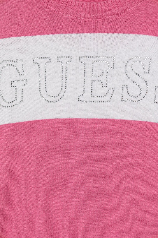 Dziewczynka Guess sweter dziecięcy J5YR00.Z3GW0.9BYA różowy