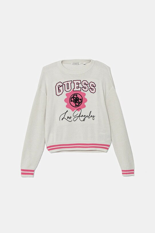 Guess sweter z domieszką wełny dziecięcy z domieszką wełny beżowy J5YR02.Z3OF0.9BYA