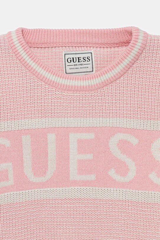 Fete Guess pulover pentru copii din amestec de lână K5YR00.Z3OJ0.9BYA roz