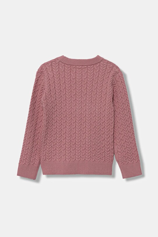 Guess sweter dziecięcy K5YR04.Z3OI0.9BYA różowy AW25