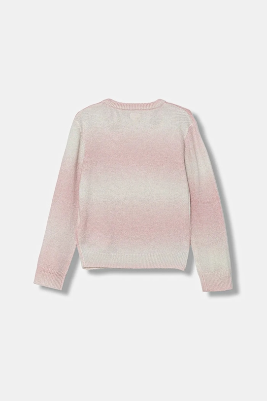 Guess sweter z domieszką wełny dziecięcy K5YR07.Z3OQ0.9BYA różowy AW25