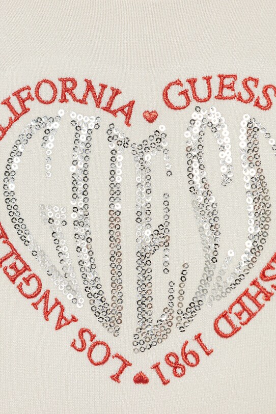 Dziewczynka Guess sweter dziecięcy K5YR08.Z2NQ2.9BYA beżowy