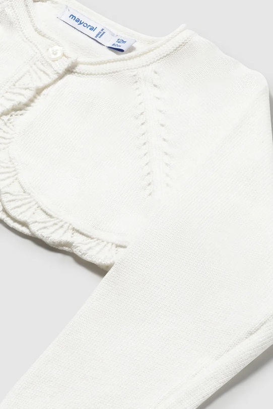 DÍVKA Kojenecký kardigan Mayoral 308.4B.Baby.9BYA béžová