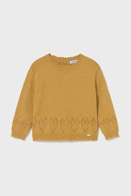 Детски пуловер Mayoral 2353.4E.Baby.9BYA жълт AW25