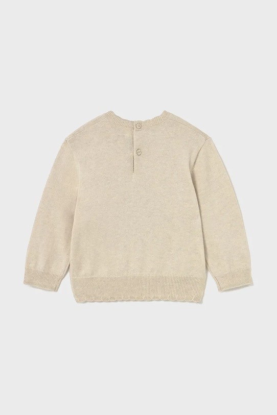 Mayoral sweter z domieszką wełny dziecięcy 2354.4F.Baby.9BYA beżowy AW25
