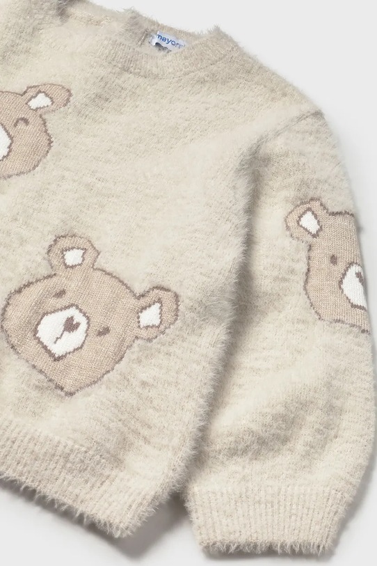 Dziewczynka Mayoral sweter dziecięcy 2356.4H.Baby.9BYA biały