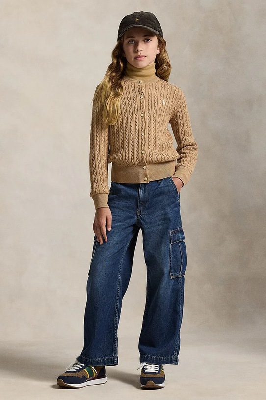 Sveter Polo Ralph Lauren hnedá 313543047082