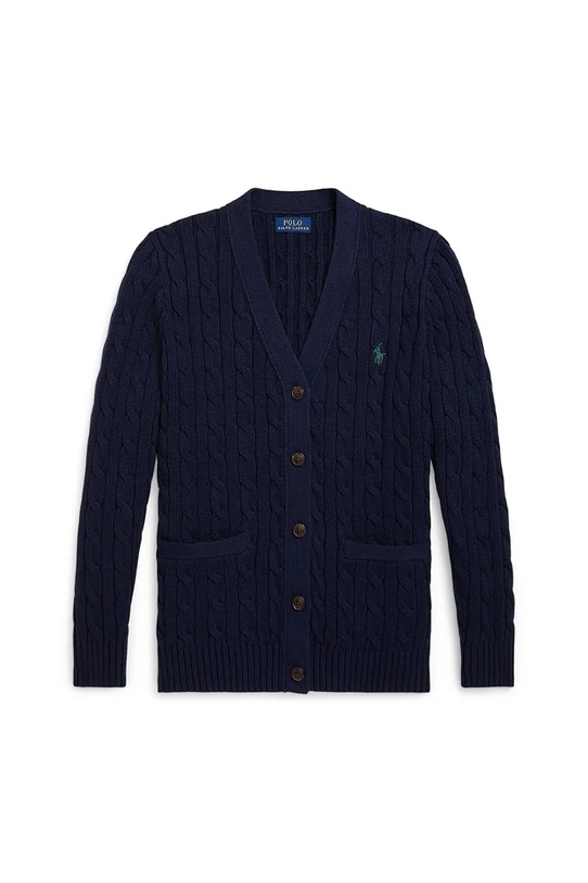 Παιδική βαμβακερή ζακέτα Polo Ralph Lauren άλλο σκούρο μπλε 313950765005