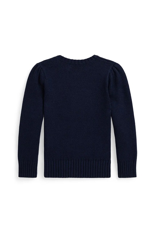 Παιδικό βαμβακερό πουλόβερ Polo Ralph Lauren 312978870001 σκούρο μπλε AW25