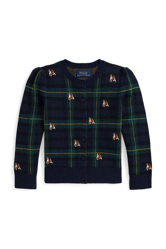 Παιδικό μάλλινο πουλόβερ Polo Ralph Lauren 312978877001 σκούρο μπλε AW25