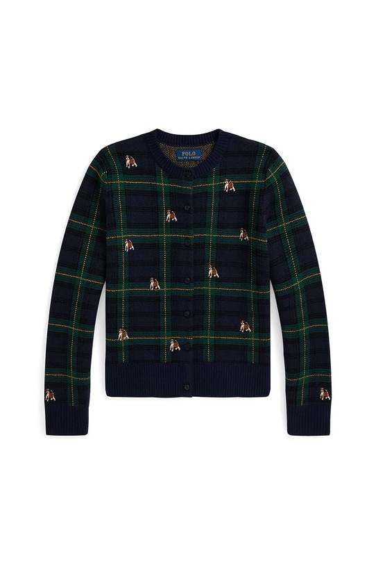 Παιδικό μάλλινο πουλόβερ Polo Ralph Lauren 313978877001 σκούρο μπλε AW25