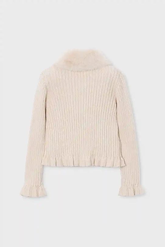 Mayoral kardigan dziecięcy 4311.6L.Mini.9BYA beżowy AW25