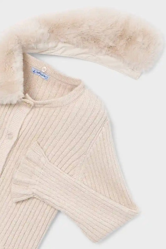 Dziewczynka Mayoral kardigan dziecięcy 4311.6L.Mini.9BYA beżowy