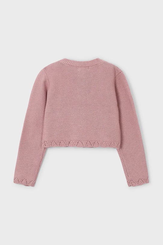 Mayoral sweter dziecięcy 4312.6L.Mini.9BYA różowy AW25