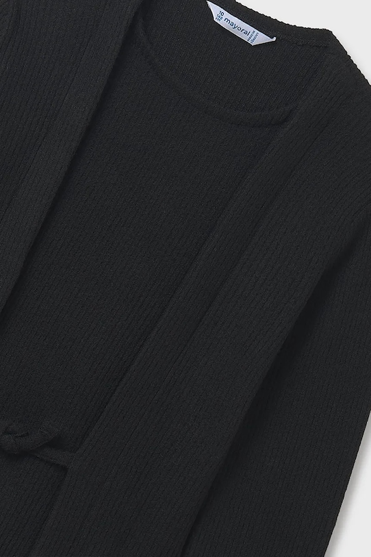 Dziewczynka Mayoral sweter dziecięcy 7033.8E.Junior.9BYA czarny