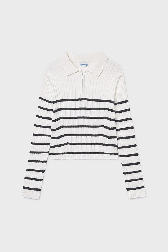 Mayoral pulover copii cu modele alb 7195.8G.Junior.9BYA