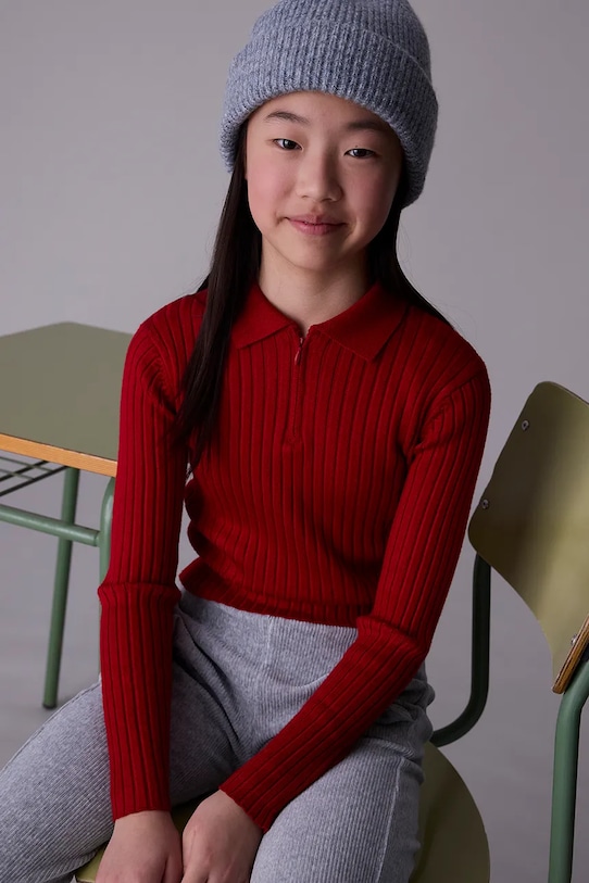 Mayoral pulover copii cu modele rosu 7195.8G.Junior.9BYA