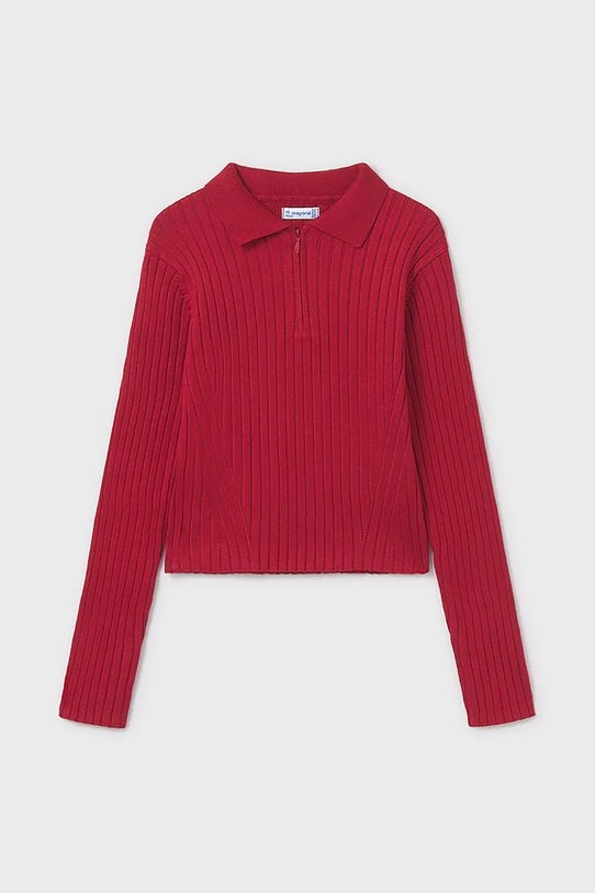 Детски пуловер Mayoral 7195.8G.Junior.9BYA червен AW25