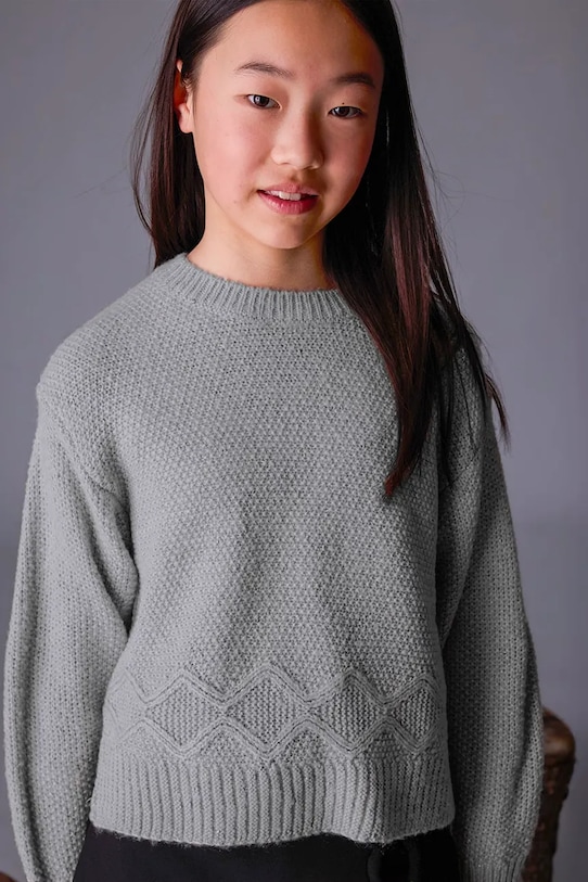 Detský sveter Mayoral tenká sivá 7307.8A.Junior.9BYA