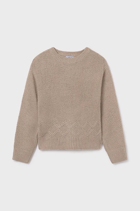 Otroški pulover Mayoral 7307.8A.Junior.9BYA bež AW25
