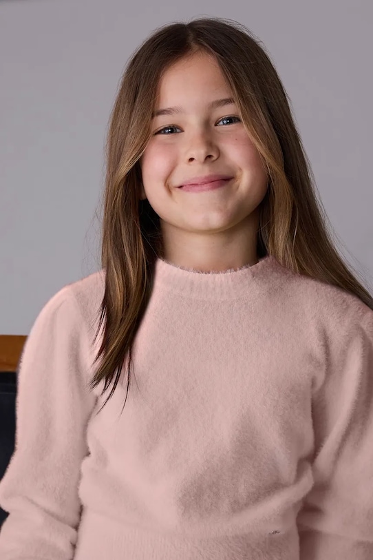 Mayoral sweter dziecięcy pozostałe różowy 7308.8A.Junior.9BYA
